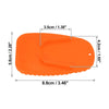 Motorcycle 4pcs Kickstand Plate Pad Side Stand Extension Pad Orange