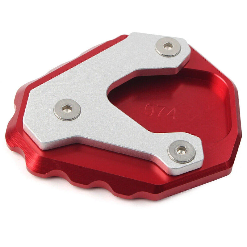 Honda CB500X Red Side Stand Extension Kickstand Enlarger Plate (2019-2023)