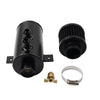 Universal 750ml Alu Baffled Oil Catch Can Separator w/ Breather Filter