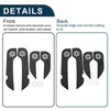 Subaru Forester Black Anti Kick Pad Sticker Protector (2009-2012)