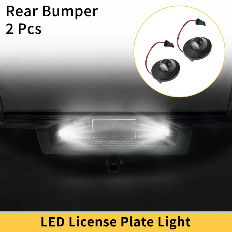 Ford F-150 F-250 F-350 (1990-1999) Clear Lens 2 x License Plate Lights