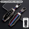 Porsche Cayenne Macan Panamera 911 Luminous Metal Car Key Fob Case Cover