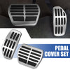 Nissan 2014-2020 Silver Tone Brake Gas Accelerator Pedal Cover