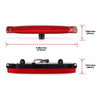 Chevrolet Corvette RED Lens High-Level Brake Lamp Stop Tail Light (1997–2004)