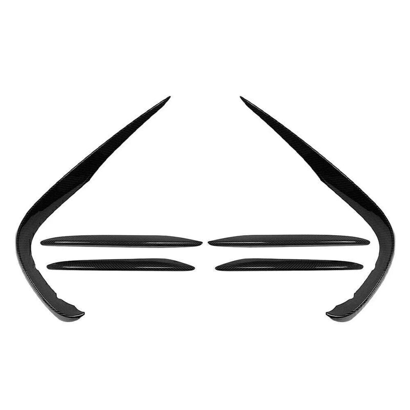 Mercedes Benz E-Class W213 6x Front Bumper Lip Splitter Spoiler (2017-2023)