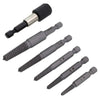 Stud Screw Extractor Hand Tools Remover Set Steel Treatment