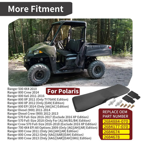 Polaris Ranger 800 EFI Bottom Seat (2008–2014)