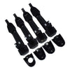 Hyundai Elantra 4pcs Black Front & Rear Door Handles (2007-2012)