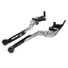 Yamaha YZF R1 (2009-2014) Silver CNC Extendable Brake Clutch Levers