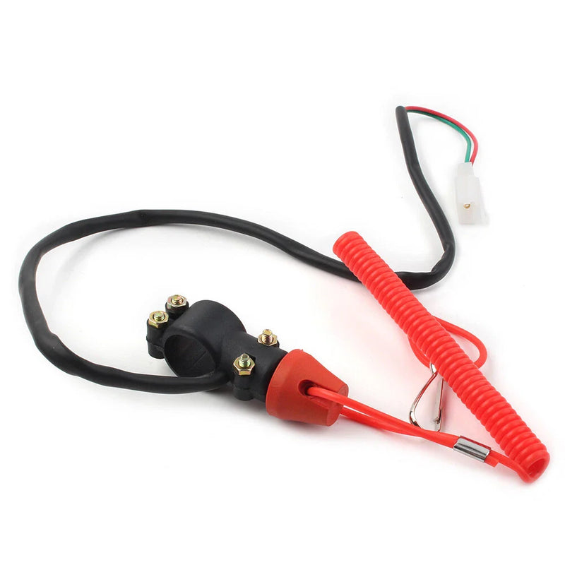 Pit Dirt Quad Bike Engine Kill Switch Safety Tether Lanyard