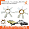 Holden Rodeo Ute 7-Blade Fan Cooling Blade (1981-2002)