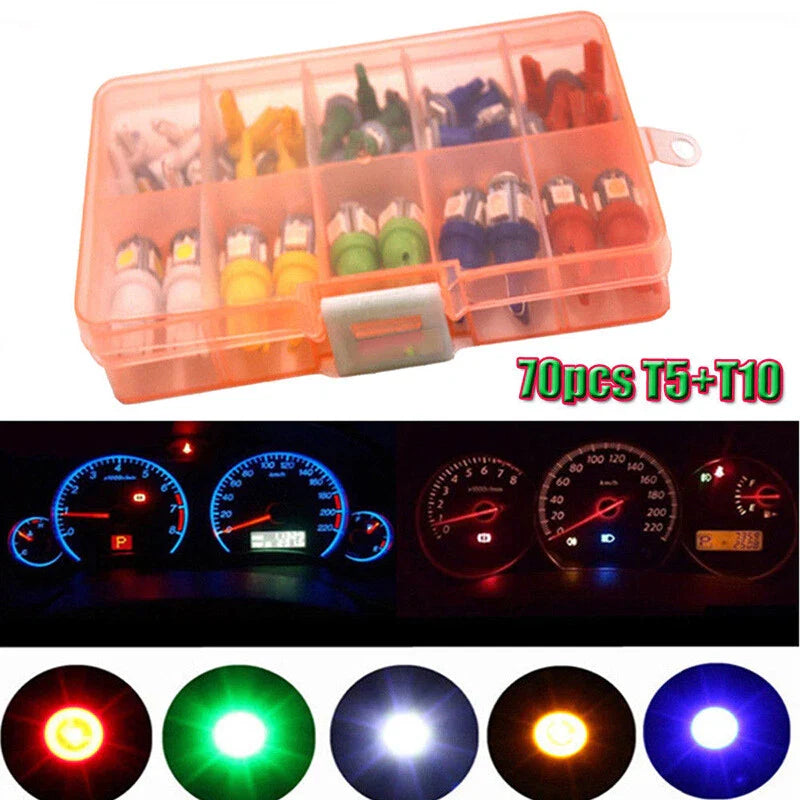 Gauge Cluster Bulb for Car Instrument Panel Light T5/T10 5050SMD LED