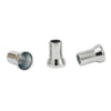 Silver Car Valve Stem Hex Cap with Sleeve Cover Decor
