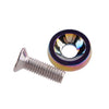 Car License Bumper Fender Plate Screws Bolts 10x M6 Engine Washers