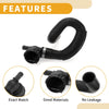 Ford Escape (2013-2016) Rubber Black 1 x Piece Radiator Hose 2.0L