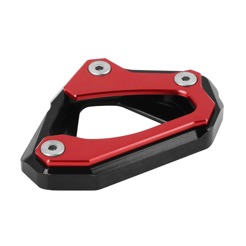 YAMAHA MT-10 Black Red Kickstand Pad Extension Side Stand Plate