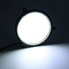 Car 2 x Round Shape COB White LED Daytime Running Lights (No Year Specified)