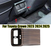 Toyota Crown Wood Grain Rear Air Outlet Vent Frame Cover Trim (2023–2025)
