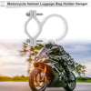 Motorcycle Arc Hanging Hook Hexagon Wrench Gasket Silver Tone