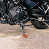 Motorcycle Kickstand Pad & Stand Extension Pads Orange