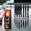 Truck American Flag Tailgate Vinyl Decal Sticker