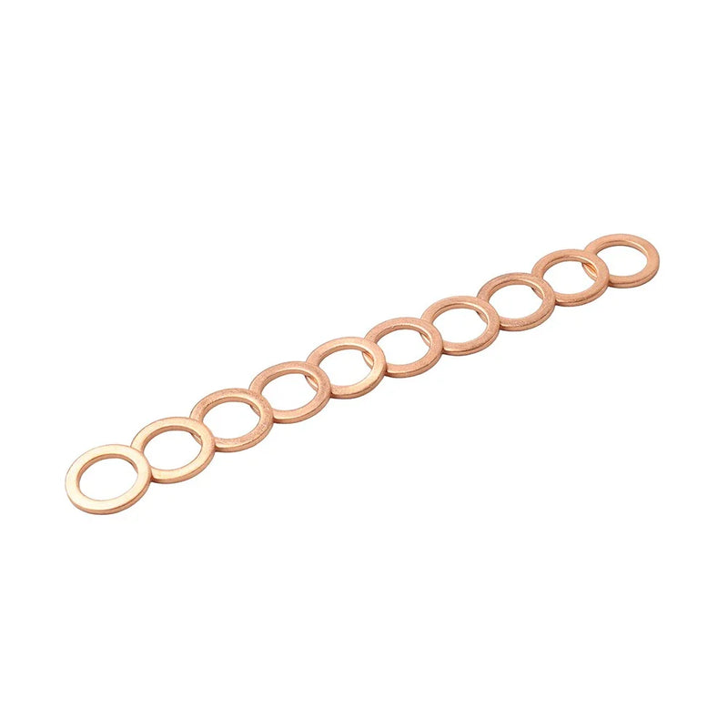 Universal Applications 10 x M12*1.5 Copper Oil Drain Plug Gasket Seal