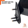 Nissan D21 Pickup, D22 Navara Black Side Door View Mirror Sail Mount (86-97)