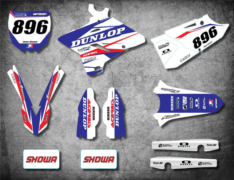 Yamaha YZ 125 Custom Graphics Sticker Kit (2015-2019)