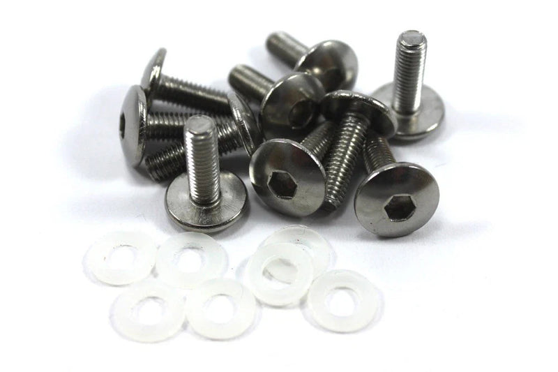 Ducati 10x Bulloni M5x16 Pan Fungo Testa Inox