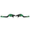 Honda CB599 CB600 CB919 Extendable Brake Clutch Levers  Green (98-06)