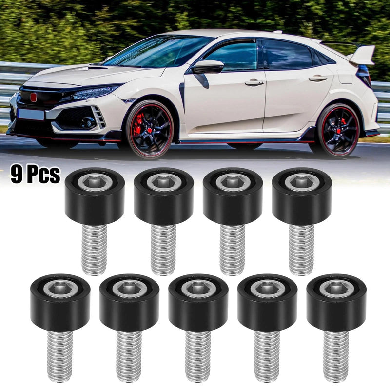 Honda Acura 9 x M8x1.25 Exhaust Header Manifold Washers Bolts