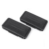 Car Seat Belt 2 x Black Shoulder Tension Adjuster Strap Clips