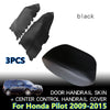 Honda Pilot 3Pcs Black Console Lid Armrest Panels Cover (2009–2015)