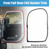 Jeep Wrangler Front Door Felt Gasket Trim Seal (2007-2018)