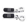 Harley Road King Chrome Highway Engine Guard Bar w/ Footpeg Pegs (2009-24)