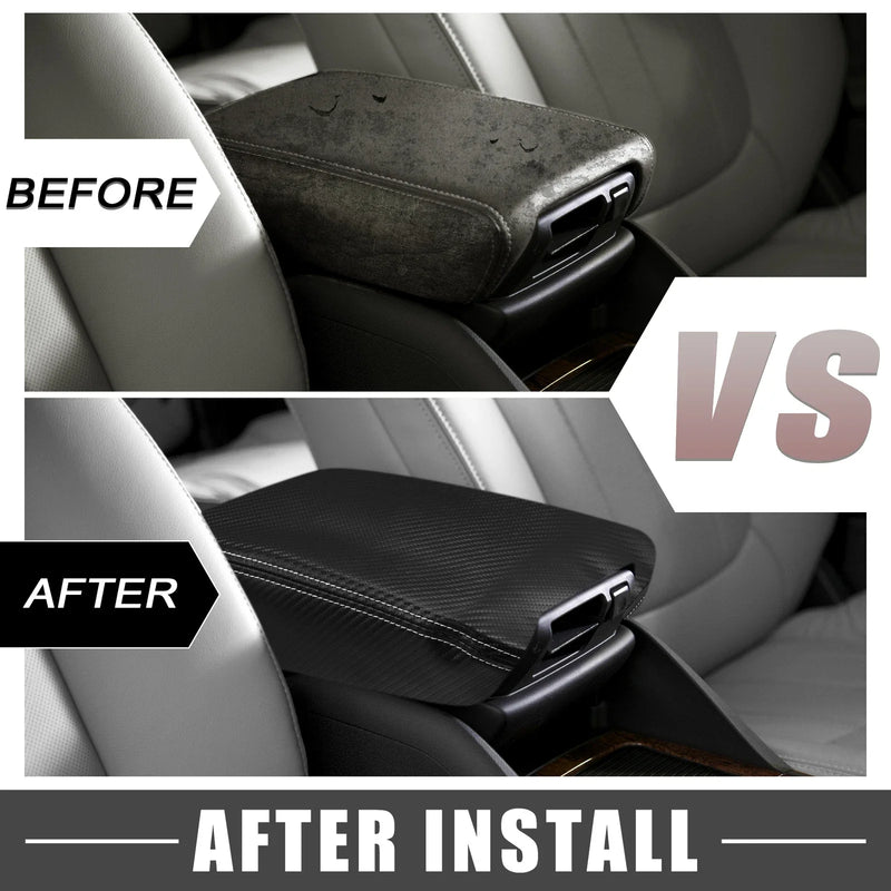 Jeep Wrangler JL / JLU Center Console Pad Armrest Seat Box Cover Black (2018-2023)
