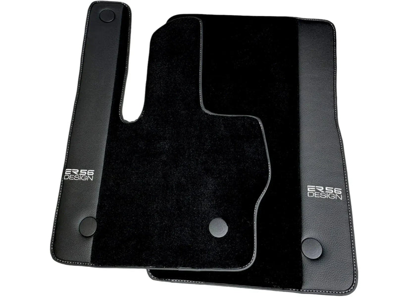 Mercedes-Benz G Class W461 (1979-2008) with Leather Black Floor Mats
