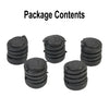 Nissan Clips 5PCS Black Rubber Bonnet Buffer Hood