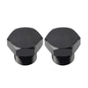Aluminum 4AN Block Off Cap ORB Plug Male Fitting Adapters