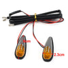 12V Yellow Motorcycle Turn Signal Indicator Blinker Mini Lights