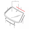 Mitsubishi Lancer Mirage Colt 1995-2003 Front Windshield Molding Upper