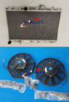 Hyundai Elantra Tiburon L4 V6 Aluminum Radiator & Fans (2001-2008)