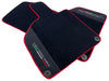Lamborghini Huracan with Alcantara Leather & Red Trim Black Floor Mats