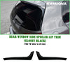 VW Golf 5 GTI R32 2 x Gloss Black Rear Window Spoiler Trim (2003-2009)