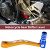 Yamaha TTR 50cc Folding Gear Shifter Lever Gold Tone Blue