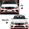 Mercedes Benz C-Class C200 C260 W205 Front Bumper Lip Splitter Spoiler (2019-)