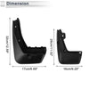 Acura CDX Mud Flaps Splash Guards (2016 - 2020)