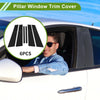 BMW 3-Series (2019-2022) Black 6 Pcs Door Pillar Window Trim