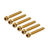 Motorcycle Bike 6 x M8x45mm Titanium Torx Head Flange Screws