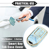 Honda Accord CRV - Porcelain Pattern Soft TPU Blue 5 x Key Fob Covers